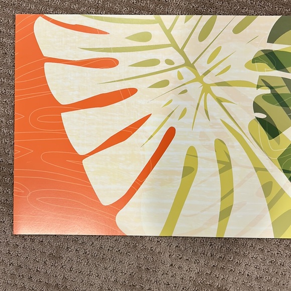 Poster, tropic by AHAVA. Unframed poster 12 x 36 printed on recycled paper. - Picture 7 of 7